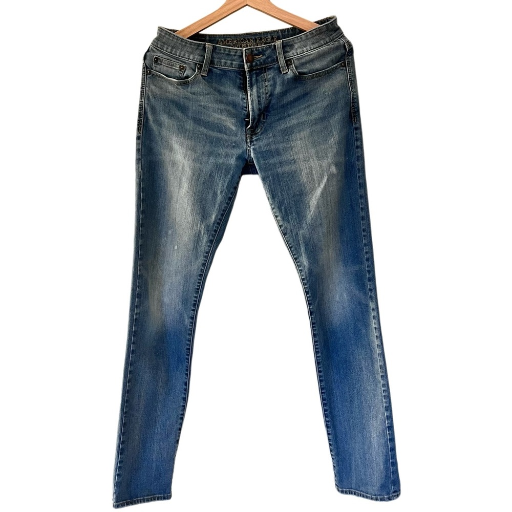 American Eagle Outfitters Women's Blue Skinny Jeans